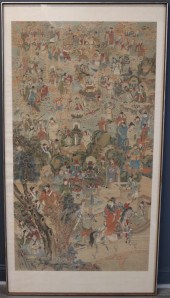 LARGE SGND PAINTING OF IMMORTA