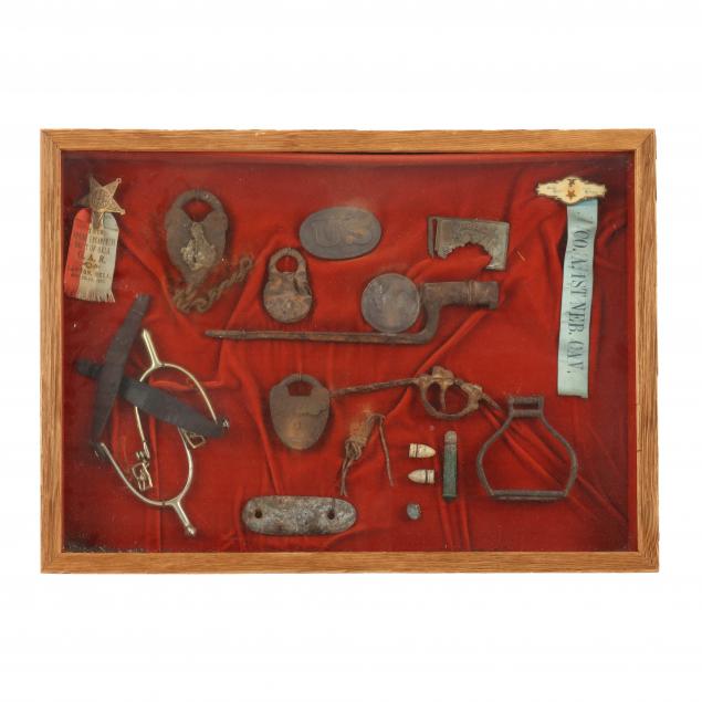 LARGE SHADOWBOX FRAME OF CIVIL
