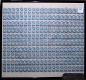 LARGE SHEET OF (200) 3 CENTS B