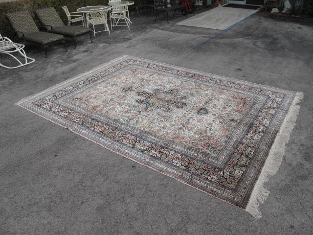 Large silk on silk oriental