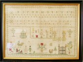 Large silkwork sampler probabl