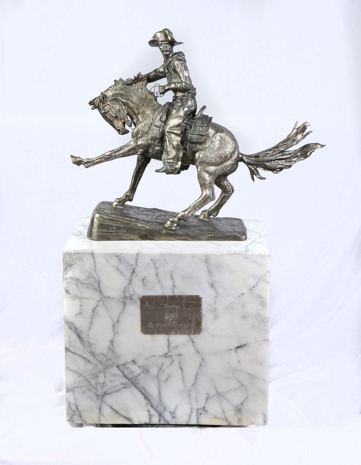 LARGE SILVER-CLAD BONNARD FOUNDRY