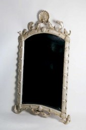 LARGE SILVER GILT FRAMED CONTE