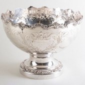 LARGE SILVER PLATE PUNCH BOWL1