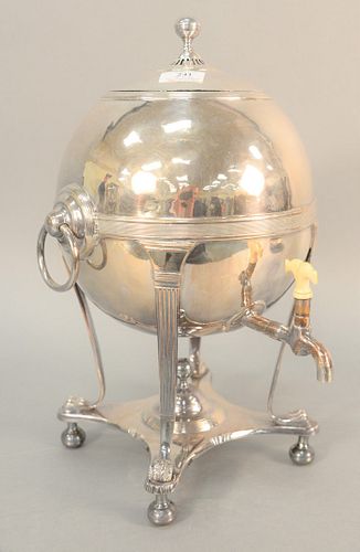 LARGE SILVER PLATED HOT WATER URN