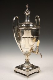 LARGE SILVERPLATE HOT WATER UR