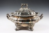 LARGE SILVERPLATE WARMING TURE
