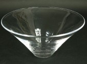 LARGE SIMON PEARCE BOWL, 20TH