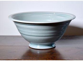 Large Simon Pearce pottery bowl, in