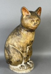 LARGE SIZE SEATED CHALKWARE CA