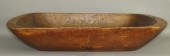 LARGE SOFTWOOD HEWN LOG TRENCH
