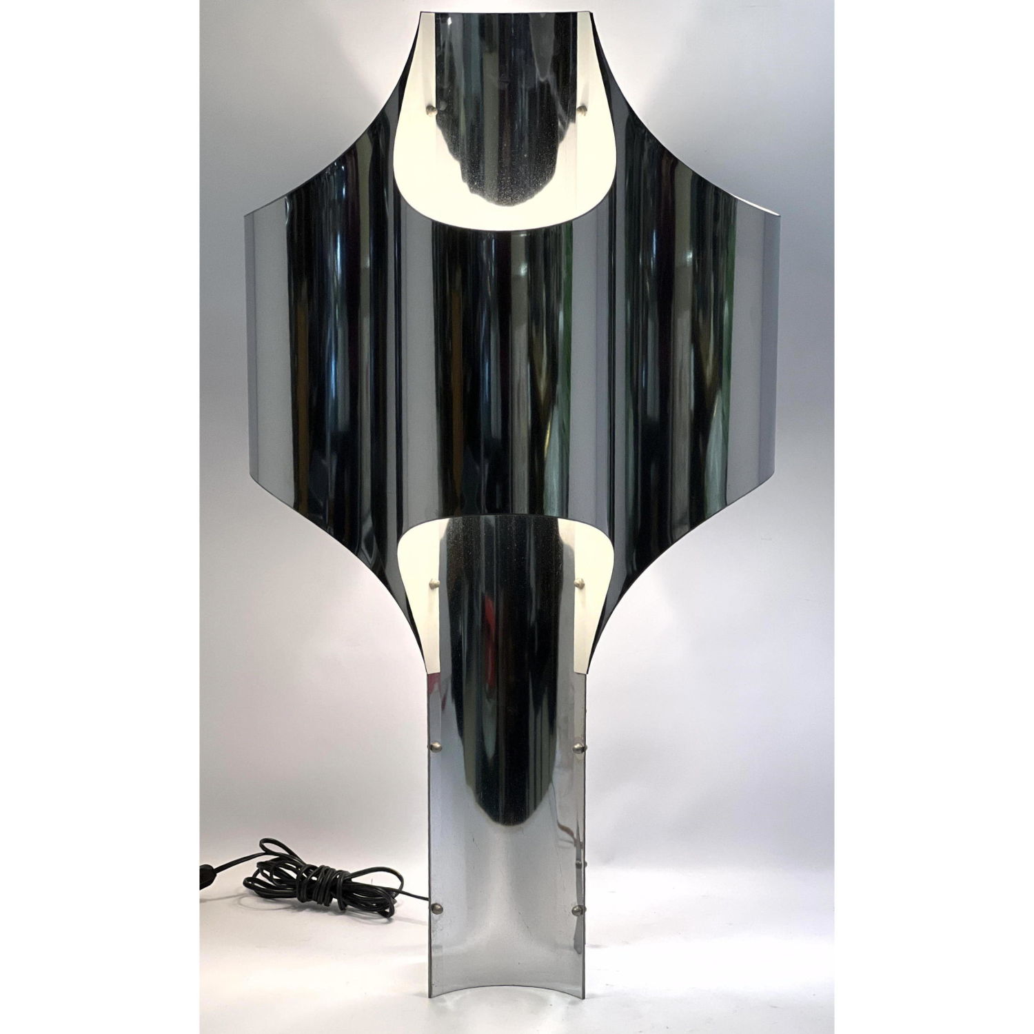 Large SONNEMAN Chrome Bent steel