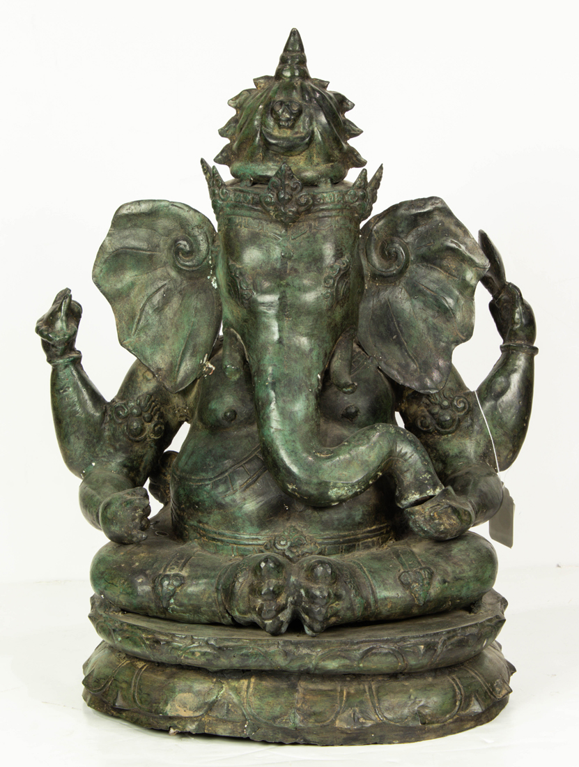 LARGE SOUTH ASIAN BRONZE FIGURE