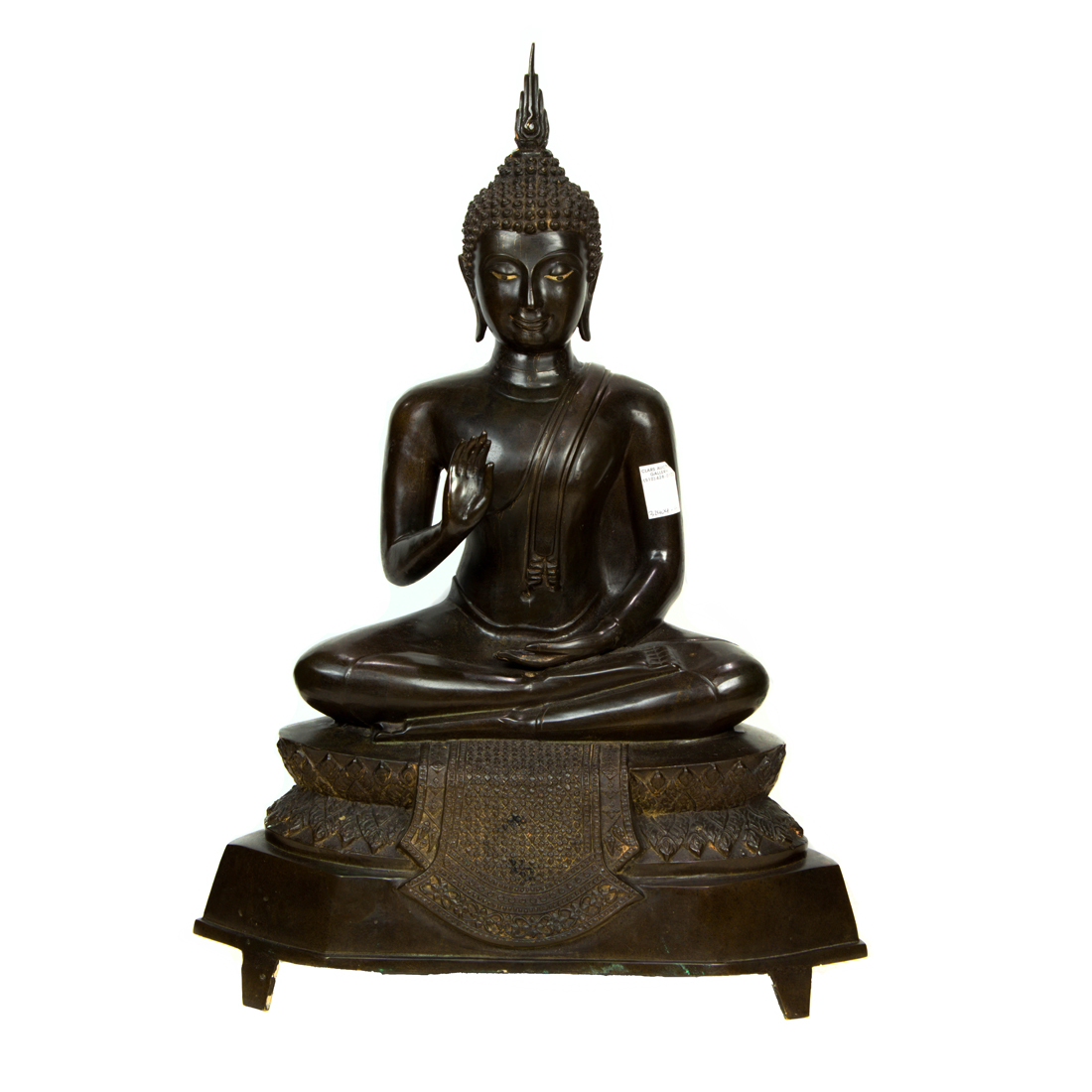 LARGE SOUTHEAST ASIAN BRONZE FIGURE
