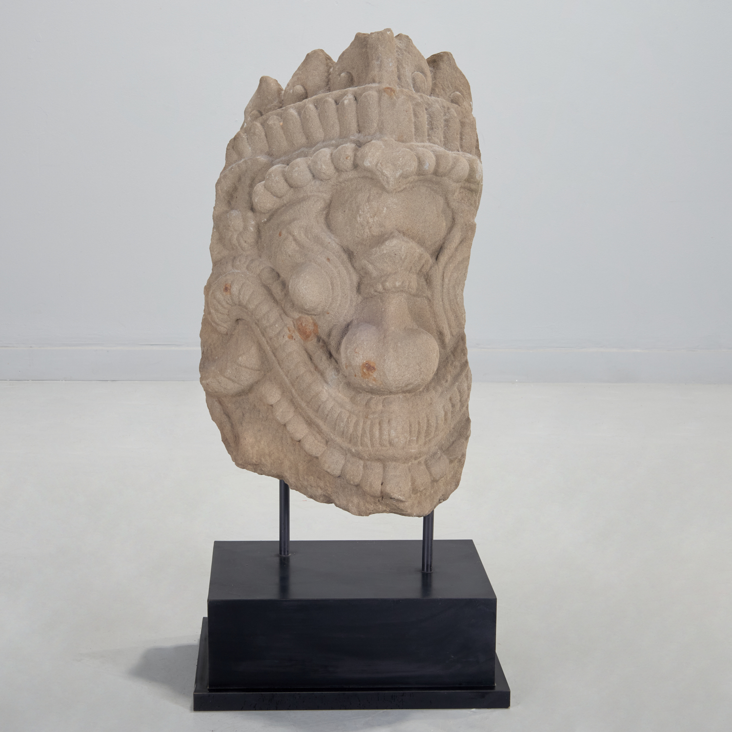 LARGE SOUTHEAST ASIAN STONE GUARD