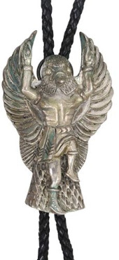LARGE SOUTHWEST SILVER BOLO TI