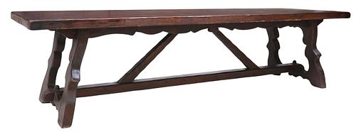 LARGE SPANISH BAROQUE STYLE TRESTLE