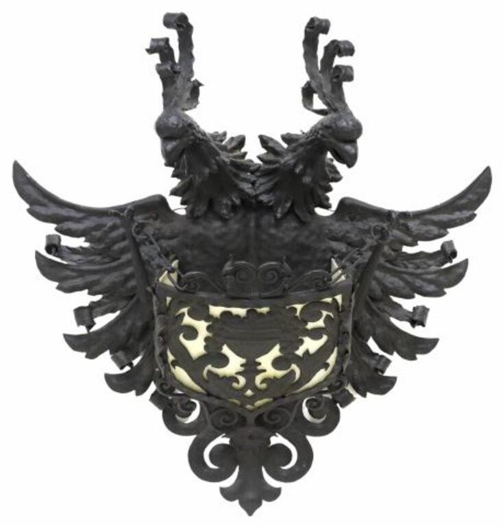 LARGE SPANISH CAST IRON EAGLE