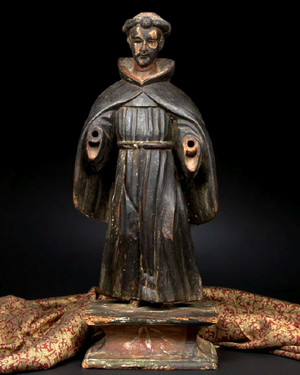 Large Spanish Colonial Carved and