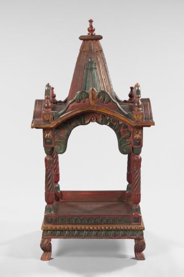 Large Spanish Colonial Carved and