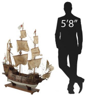 LARGE SPANISH GALLEON SAILING