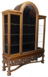LARGE SPANISH GLAZED VITRINE D