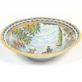 LARGE SPANISH MAJOLICA CENTERP