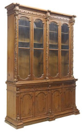 LARGE SPANISH RUSTIC CARVED PI