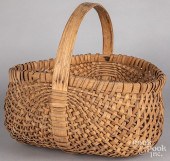 LARGE SPLINT BUTTOCKS BASKET,