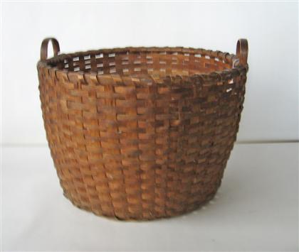 Large splint gathering basket   