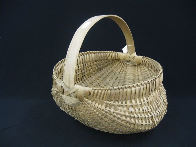 Large Split Oak Basket buttocks