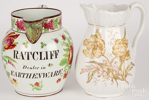 LARGE STAFFORDSHIRE PEARLWARE