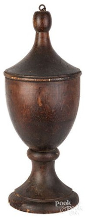 LARGE STAINED PINE ARCHITECTUR