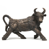 LARGE STAINED WOODEN CARVING O