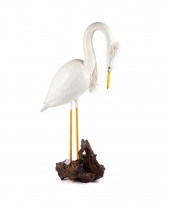LARGE STANDING BLUE HERON PAPI