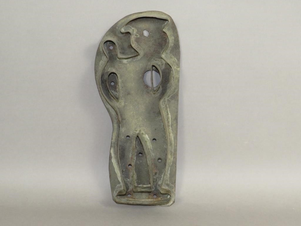 LARGE STANDING MAN TIN COOKIE