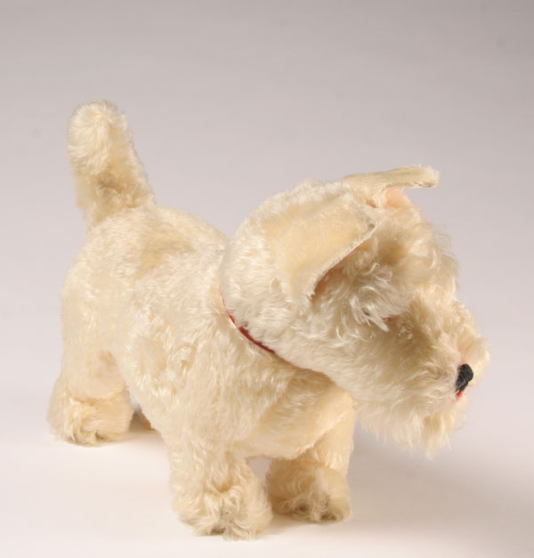 Large Steiff sealyham scottie dog