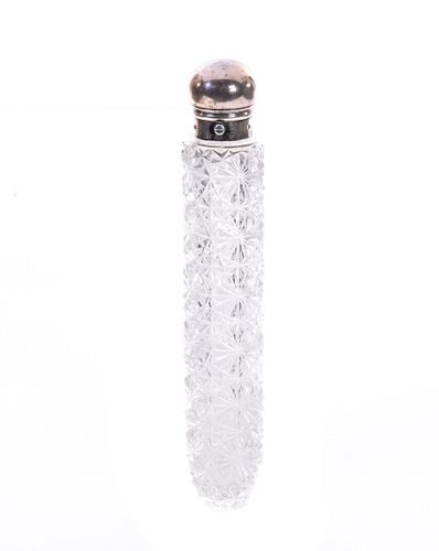 LARGE STERLING & ABP CUT GLASS