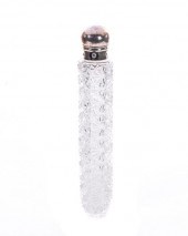 LARGE STERLING & ABP CUT GLASS