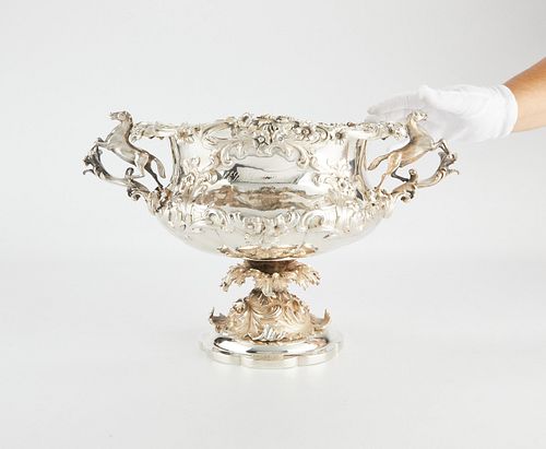LARGE STERLING CENTERPIECE REILY