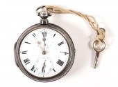 LARGE STERLING VERGE FUSEE DOU
