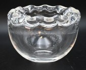 LARGE STEUBEN GLASS BOWL, HAVI