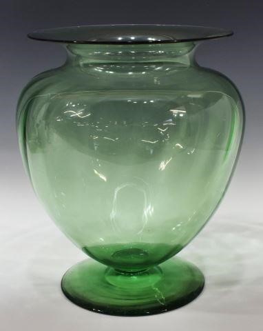 LARGE STEUBEN POMONA GREEN ART
