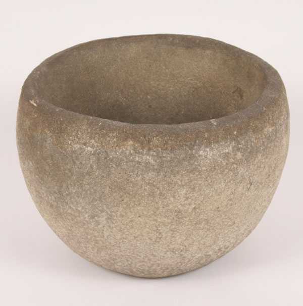 Large stone bowl. 42.5 lbs. 8