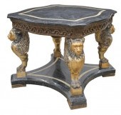 LARGE STONE-TILED TOP CENTER T