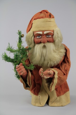 LARGE STORE DISPLAY SANTA BUST