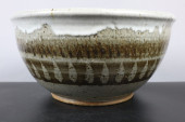 LARGE STUDIO STONEWARE POTTERY