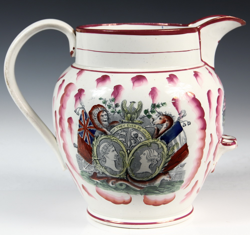 LARGE SUNDERLAND JUG - Large