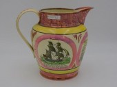 LARGE SUNDERLAND LUSTRE PITCHE