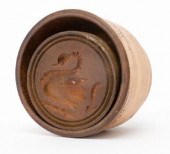LARGE SWAN MOTIF BUTTER MOLD,